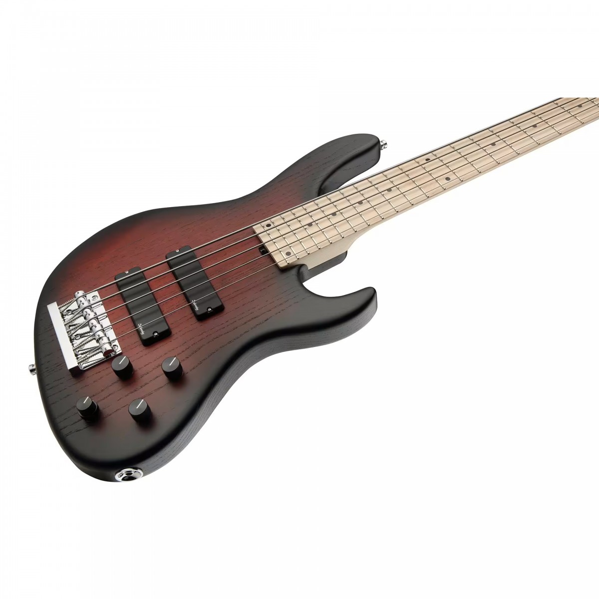 Sadowsky MetroLine 24 Modern MS 5 Telli Bas Gitar - Burgundy Blackburst Transparent Satin