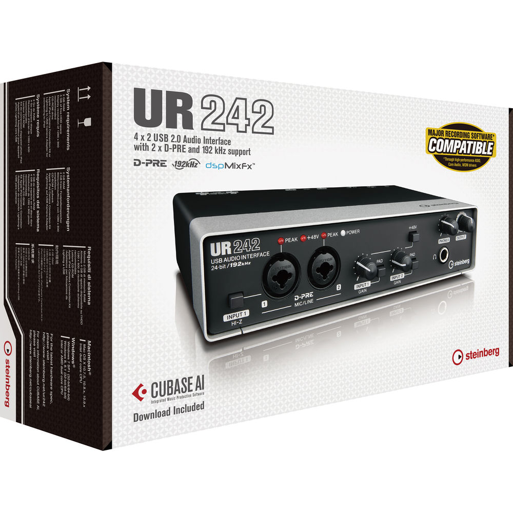Steinberg UR242 USB Ses Kartı Steinberg UR242 USB Ses Kartı