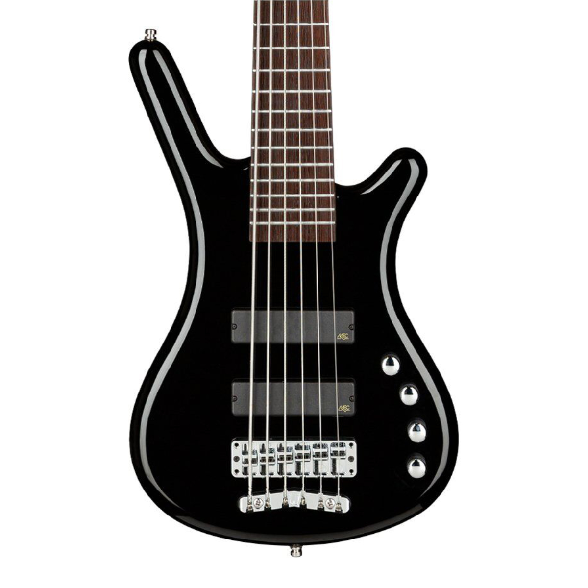 Warwick RockBass Corvette Basic Solid Black High Polish 6 Telli Bas Gitar Warwick RockBass Corvette Basic Solid Black High Polish 6 Telli Bas Gitar