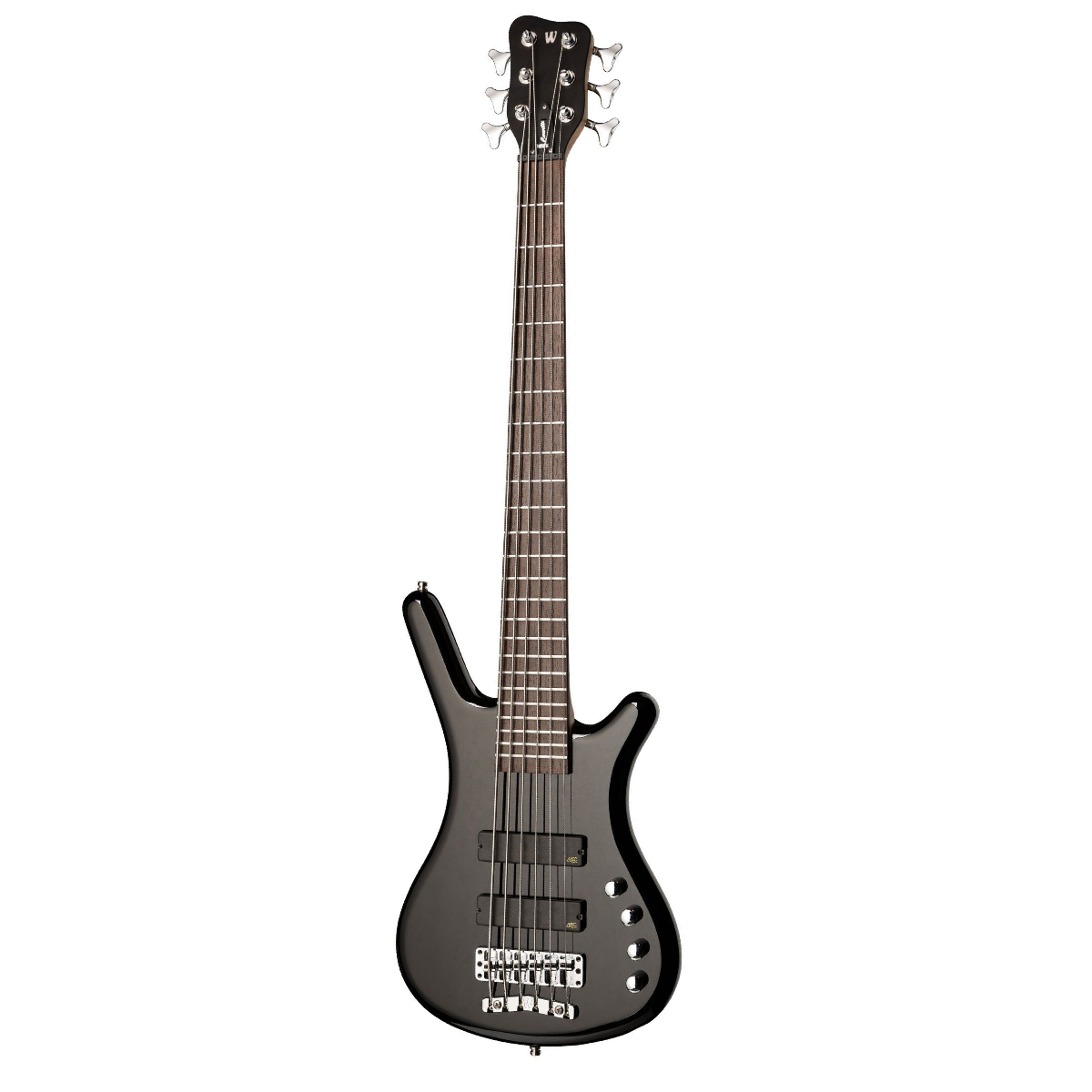 Warwick RockBass Corvette Basic Solid Black High Polish 6 Telli Bas Gitar