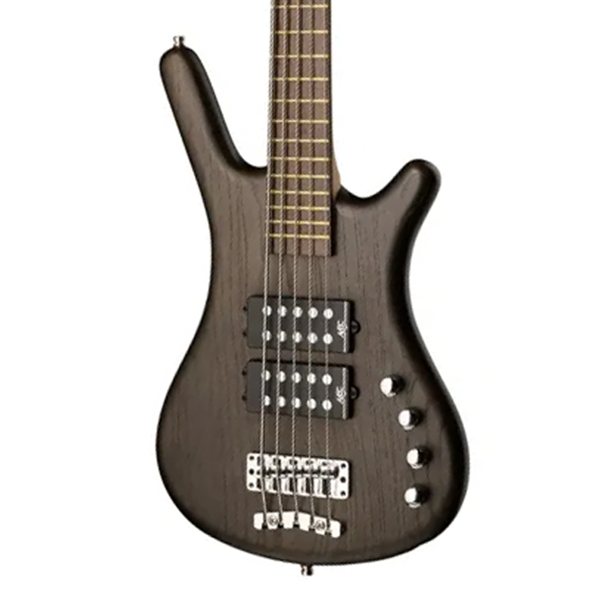 Warwick RockBass Corvette Nirvana Black Transparent Satin 5 Telli Bas Gitar Warwick RockBass Corvette Nirvana Black Transparent Satin 5 Telli Bas Gitar