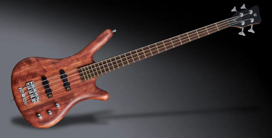Warwick Teambuilt Pro Series Corvette Bubinga Natural Transparent Satin Bas Gitar