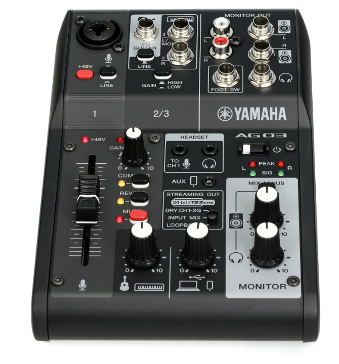 Yamaha AG03 MK2 LSPK Canlı Yayın Paketi Yamaha AG03 MK2 LSPK Canlı Yayın Paketi