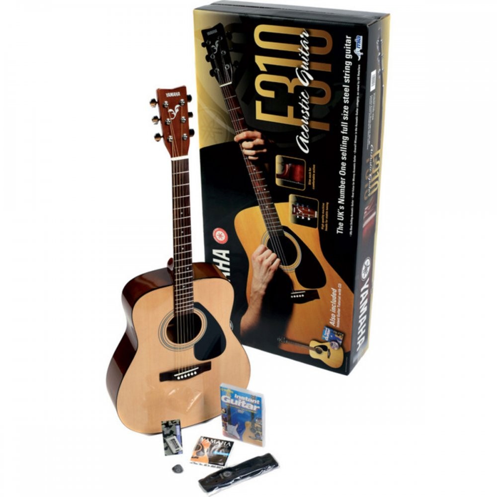 Yamaha F310P2WS Akustik Gitar Seti - Naturel