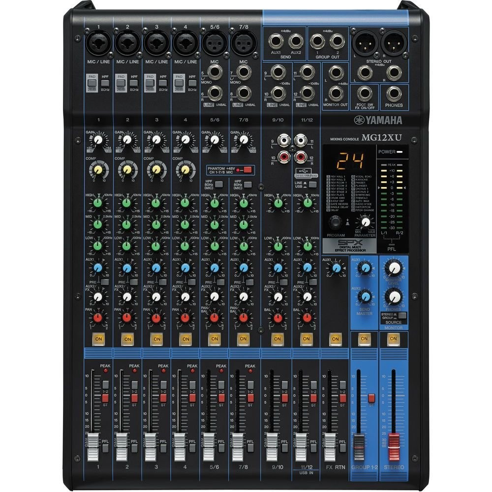 Yamaha MG-12XU 12 Kanal Deck Mikser
