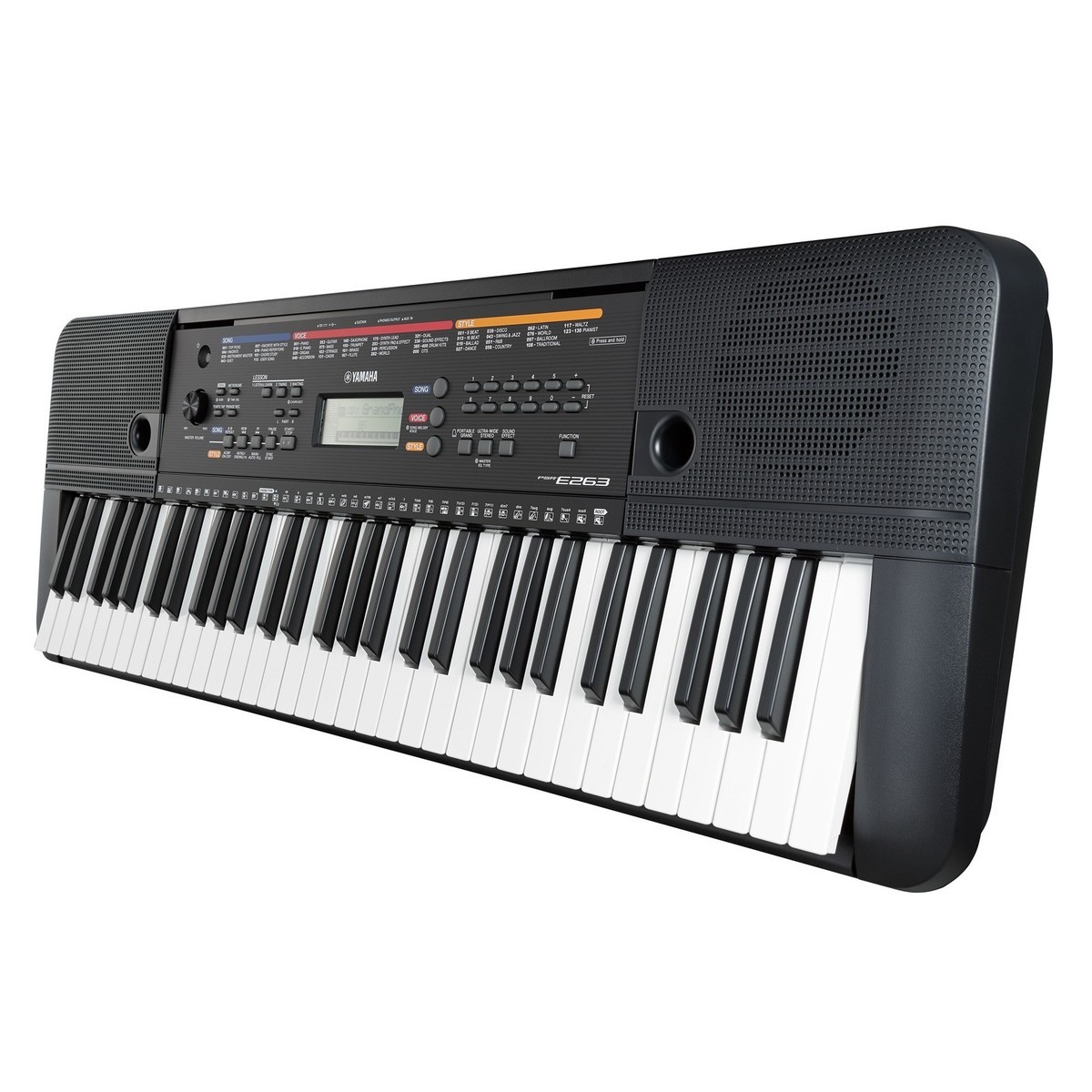 Yamaha keyboard hot sale e263 price