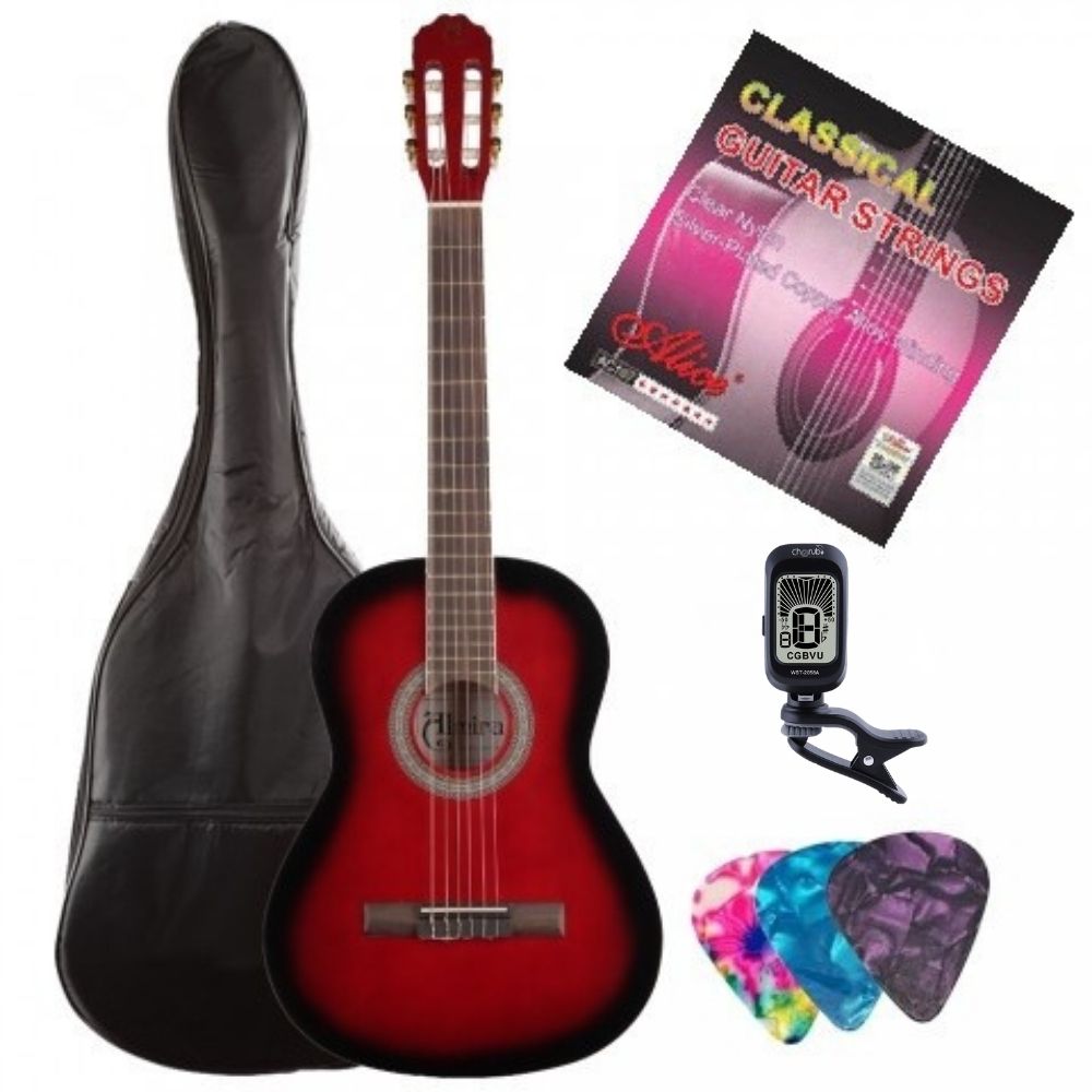 ALMİRA MG917-RDS Tam Boy Yetişkin Klasik Gitar Seti