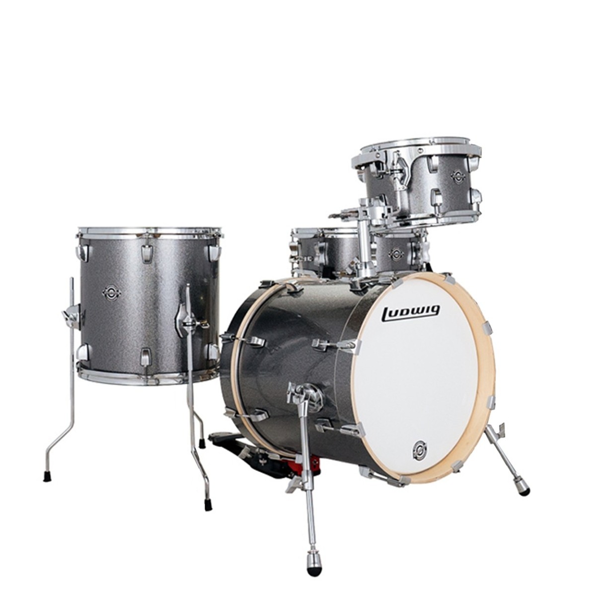 Ludwig Breakbeats Frosted Sparkle Akustik Davul Seti