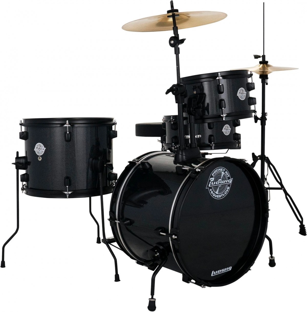 Ludwig LC178X0C6 Pocket Kit Moon Dust Çocuk Davul Seti Ludwig LC178X0C6 Pocket Kit Moon Dust Çocuk Davul Seti