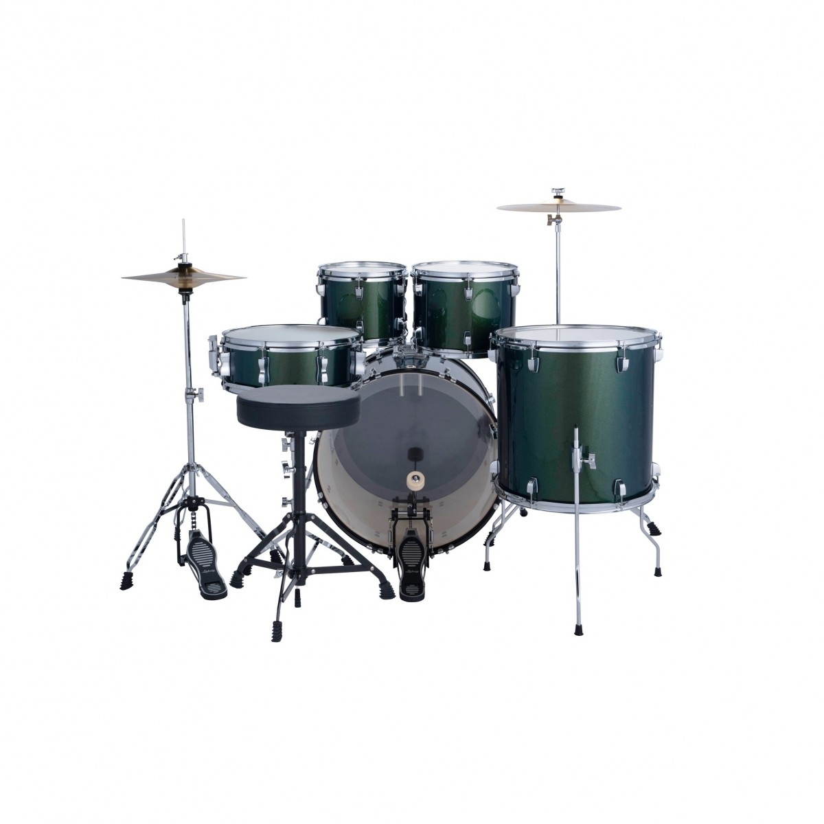 Ludwig LC190C5 Accent Fuse Jade Dust Akustik Davul Seti
