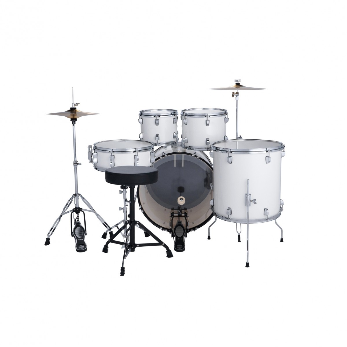 Ludwig LC190C7 Accent Fuse Snow Dust Akustik Davul Seti