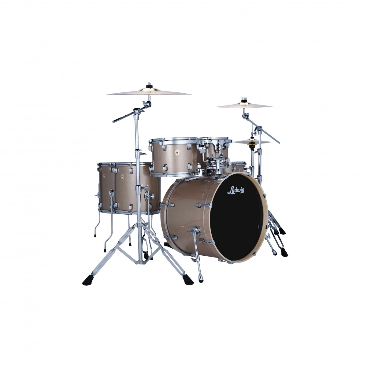 Ludwig LE5200C3 Evolution Prosecco Sparkle Akustik Davul Seti