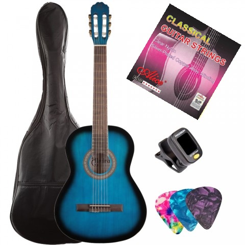 ALMİRA MG917-BLS Tam Boy Yetişkin Klasik Gitar Seti