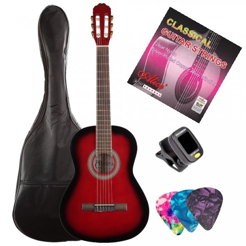 ALMİRA MG917-RDS Tam Boy Yetişkin Klasik Gitar Seti