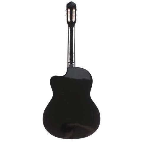Angel ACG100C-BK 4/4 Cutaway Siyah Klasik Gitar