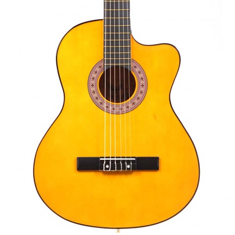 Angel ACG100C-N 4/4 Cutaway Naturel Klasik Gitar