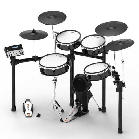 Artesia Legacy A250-BMS Black Metallic Stripe Dijital Davul Seti