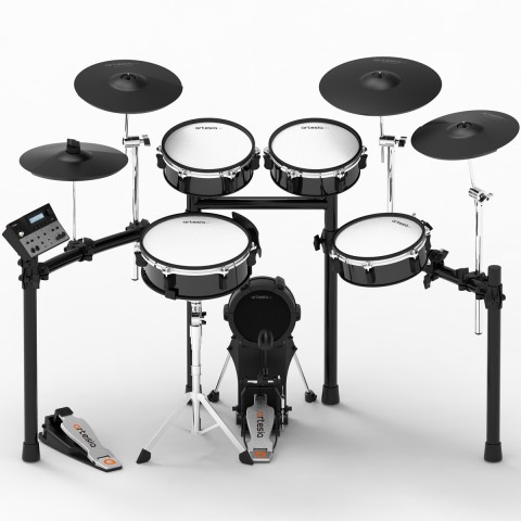 Artesia Legacy A250-BMS Black Metallic Stripe Dijital Davul Seti