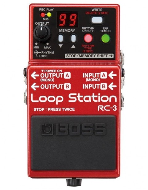 Boss RC-3 Loop Station-Looper Pedalı