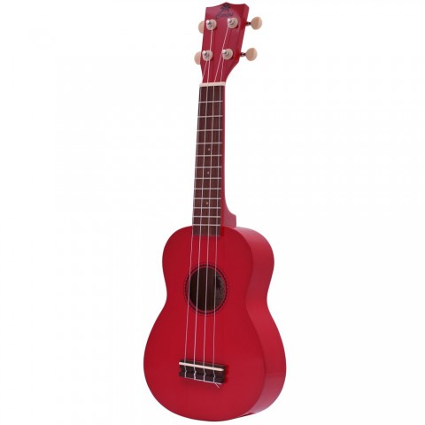 Carlos CRU50-RD Kırmızı Soprano Ukulele