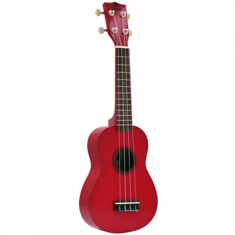 Carlos CRU50-RD Kırmızı Soprano Ukulele