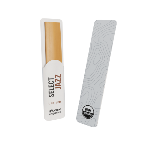 D'Addario Woodwinds Organic Select Jazz Unfiled Tenor Saksafon Kamışı No:2 Hard