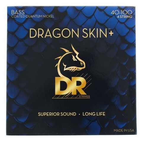 DR DBQ-40 Dragon Skin+ Quantum Nickel 4 Telli Bas Gitar Teli (Light 40-100)