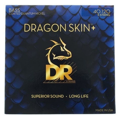 DR DBQ5-40 Dragon Skin+ Quantum Nickel 5 Tellİ Bas Gitar Teli (Light 40-120)