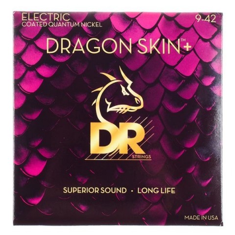 DR DEQ-9 Dragon Skin+ Elektro Gitar Teli (Light 9-42)