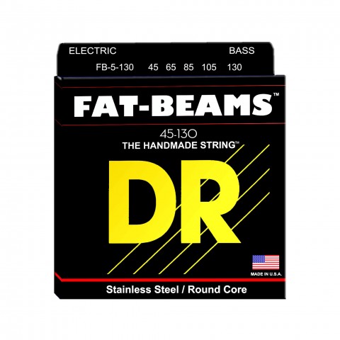 DR FB5-130 Fat-Beam 5 Tellİ Bas Gitar Teli (Medium to Heavy 45-130)