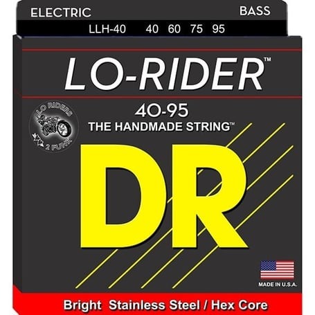 DR LLH-40 Lo-Rider 4 Tellİ Bas Gitar Teli (Extra Light 40-95)
