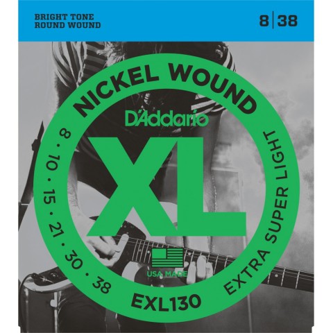 Daddario EXL130 Elektro Gitar Teli (8-38)