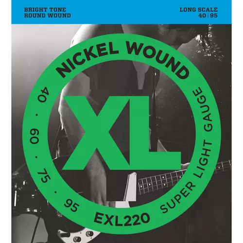 Daddario EXL220 4 Telli Bas Gitar Teli (40-95) Daddario EXL220 4 Telli Bas Gitar Teli (40-95)