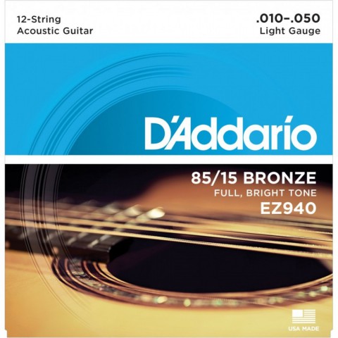 Daddario EZ940 12 Telli Akustik Gitar Teli