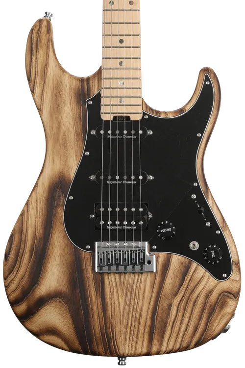 ESP Custom Snapper CTM Drift Wood Burner Satin Elektro Gitar