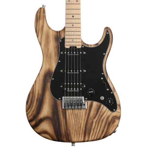 ESP Custom Snapper CTM Drift Wood Burner Satin Elektro Gitar