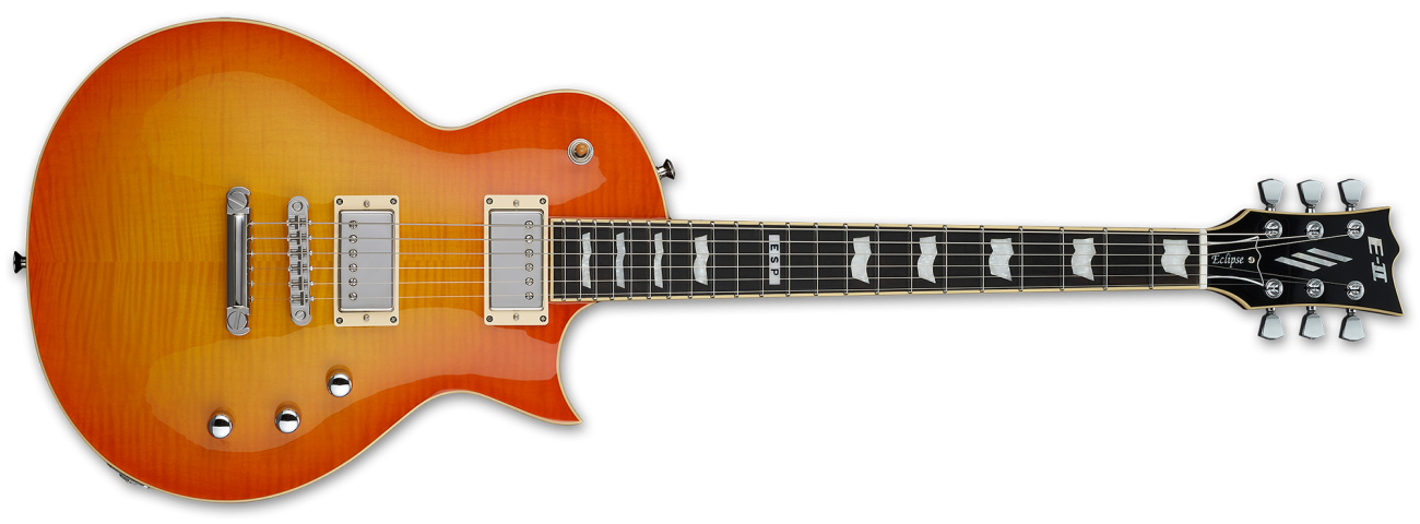 ESP E-II Eclipse Full Thickness Fm Vintage Honey Burst Elektro Gitar
