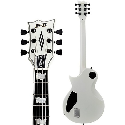 ESP E-II Eclipse Snow White Satin Elektro Gitar
