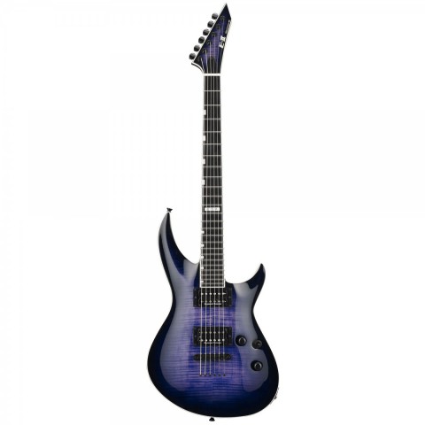 ESP E-II Horizon-III Flamed Maple Reindeer Blue - Elektro Gitar