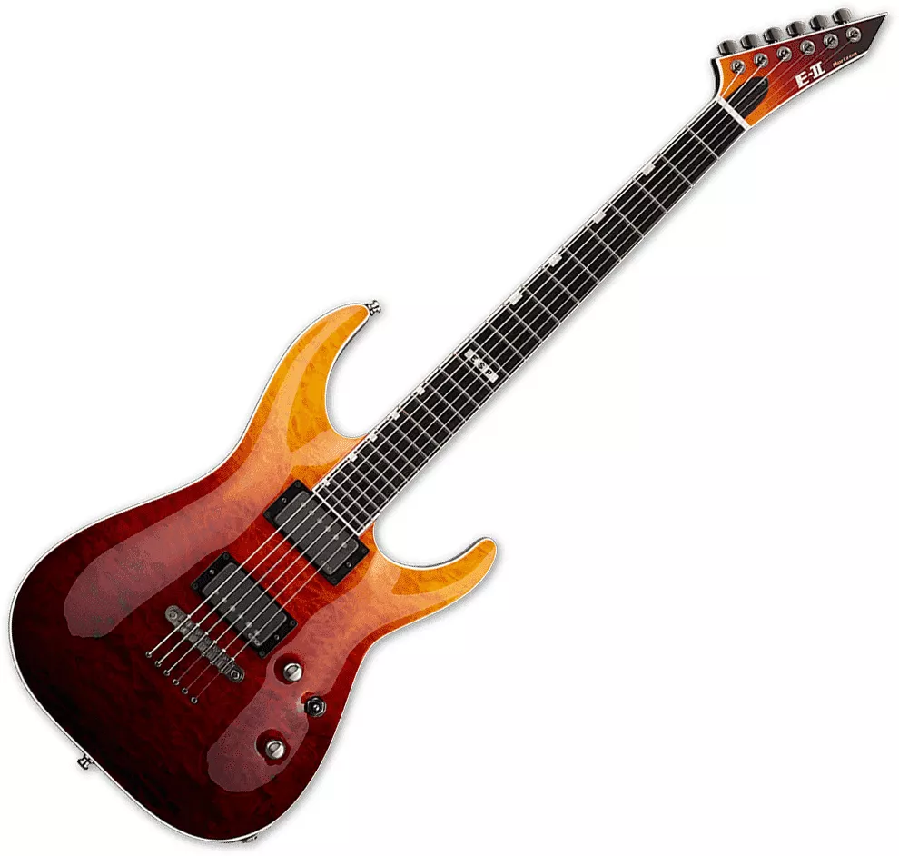 ESP E-II Horizon NT-II Tiger Eye Amber Fade Elektro Gitar