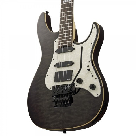 ESP E-II ST-1 QM See Thru Black Elektro Gitar