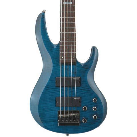 ESP LTD B-155 DX See Thru Blue Bas Gitar
