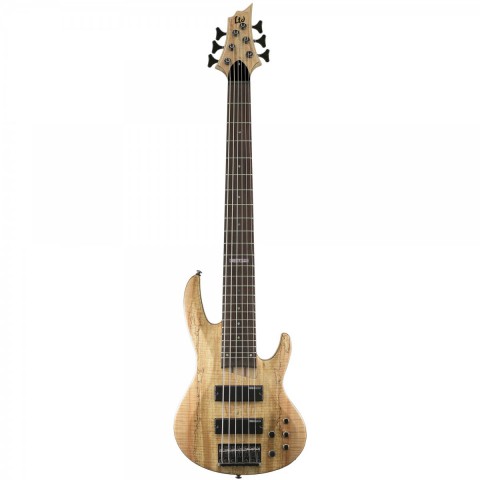 ESP LTD B-206 Spalted Maple Natural Bas Gitar