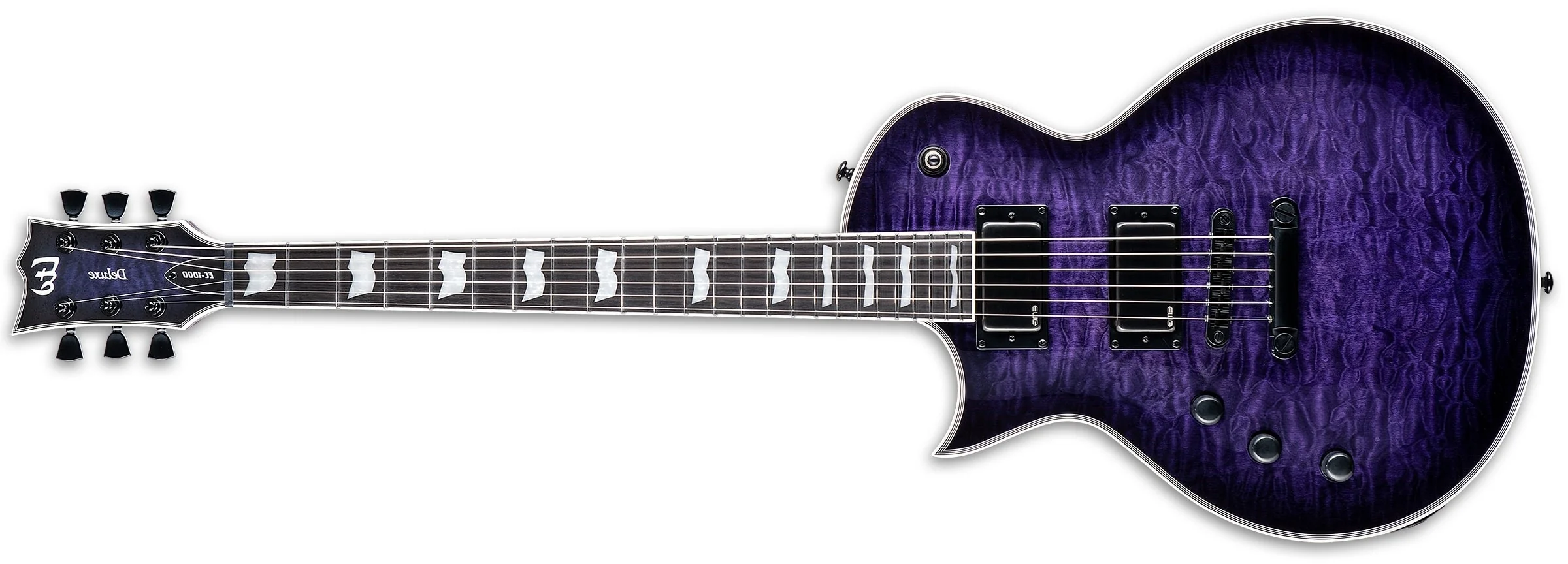 ESP LTD EC-1000 See Thru Purple Sunburst Solak Elektro Gitar