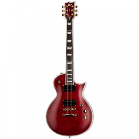 ESP LTD EC-1000T CTM See Thru Black Cherry Elektro Gitar