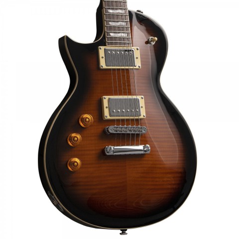 ESP LTD EC-256 Dark Brown Sunburst Solak Elektro Gitar