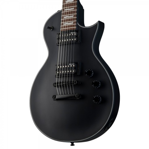 ESP LTD EC-257 Black Satin Elektro Gitar - 7 Telli