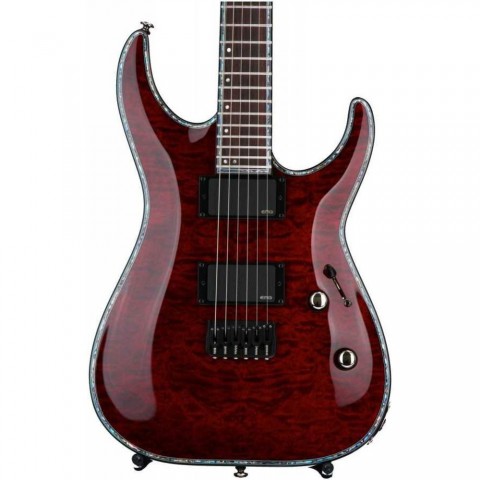 ESP LTD H-1000 QM See Thru Black Cherry Elektro Gitar