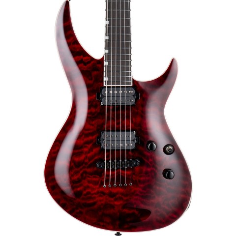 ESP LTD H-3 1000 QM See Thru Black Cherry Elektro Gitar