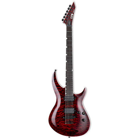ESP LTD H-3 1000 QM See Thru Black Cherry Elektro Gitar
